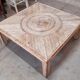 Grande table basse rotin