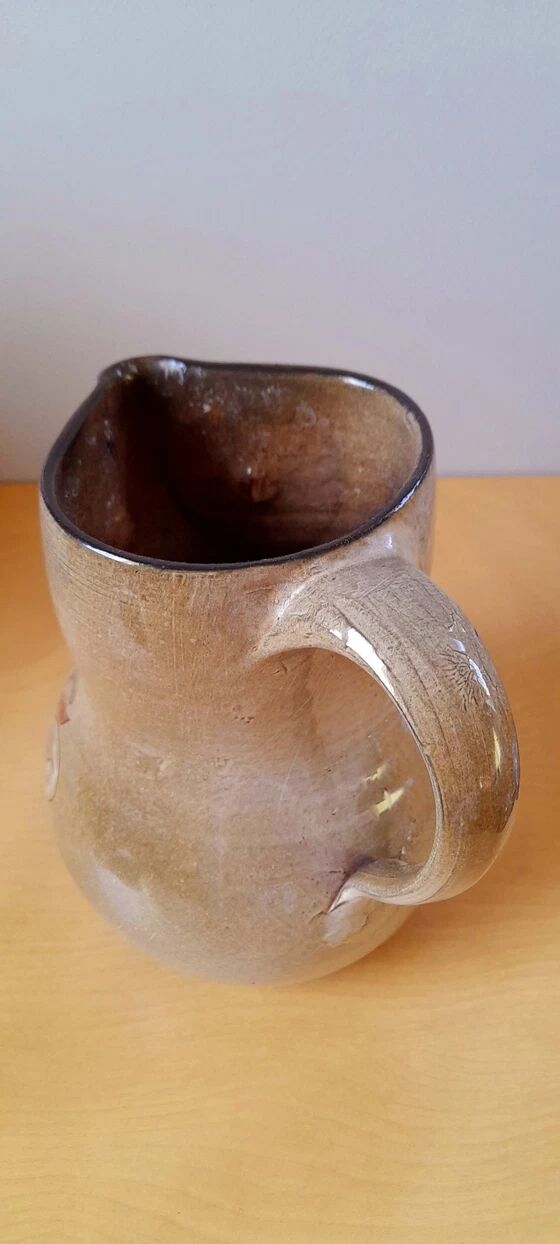 Zoomorphic Pitcher Owl, Michel Bailly, 1960.