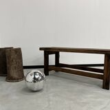 Old restored oak workbench