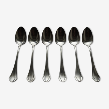 Christofle - 6 tablespoons / desserts silver metal model Printania - 20.2 cm