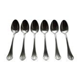 Christofle - 6 tablespoons / desserts silver metal model Printania - 20.2 cm