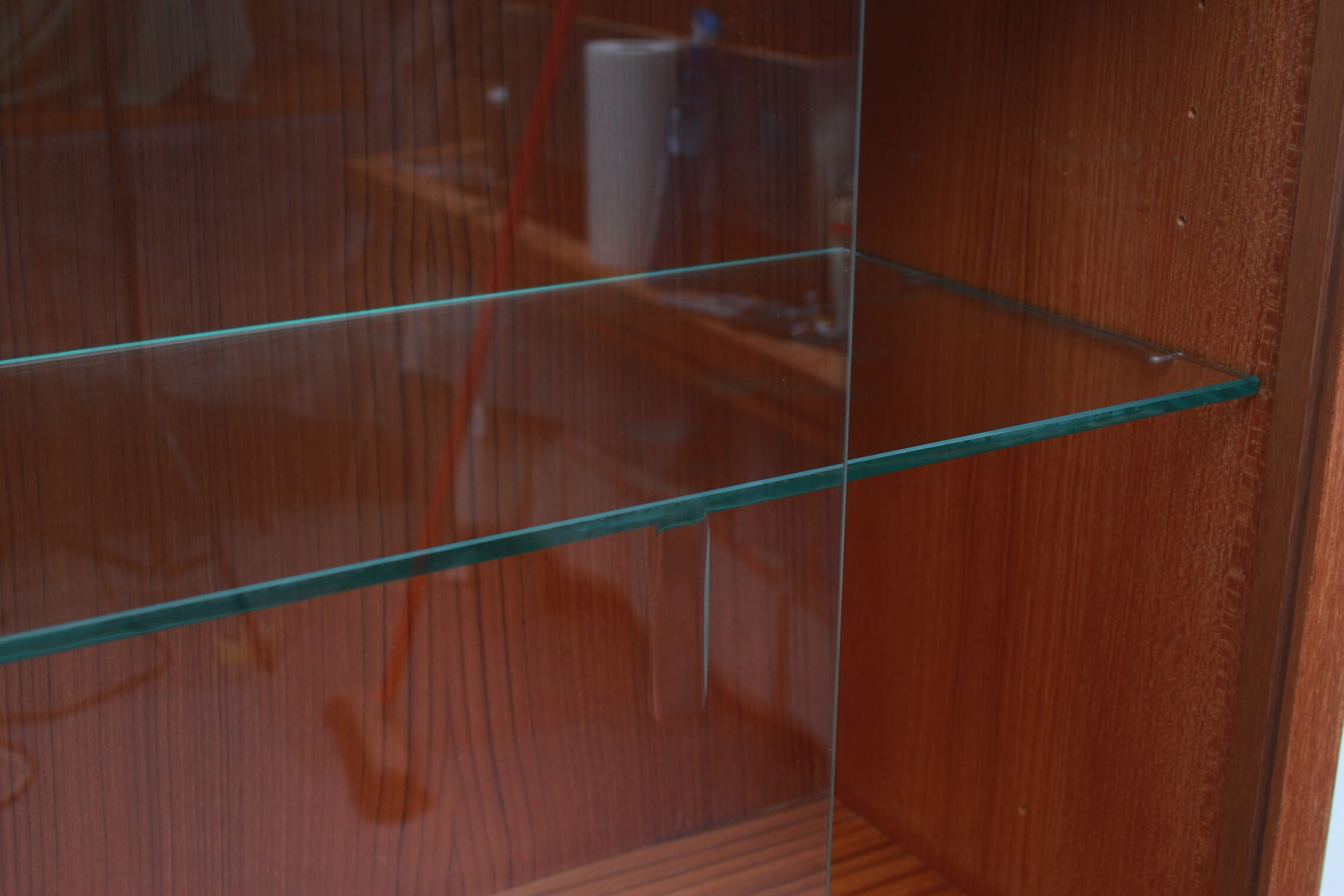 1960s showcase in teak