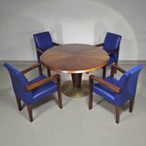 4 x Hugues Chevalier conference Ying Bridge chair / leather