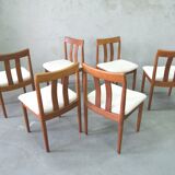 Mid-century teak dining chairs from Vamdrup stolfabrik, 1960s, set of 6