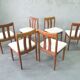 Mid-century teak dining chairs from Vamdrup stolfabrik, 1960s, set of 6