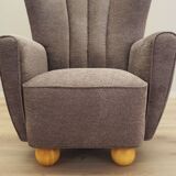 Grey armchair, Scandinavian design, production: Denmark