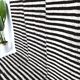 7x10 Chunky Wool Striped Handmade Rug, 206x295Cm