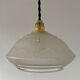 Small Art Deco glass pendant light