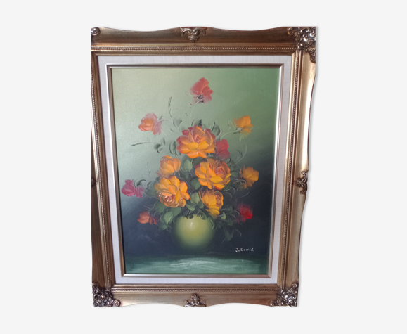 Peinture a l'huile J.David