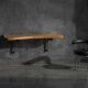 Wall-mounted console table by Charlotte Perriand, France, 1950s