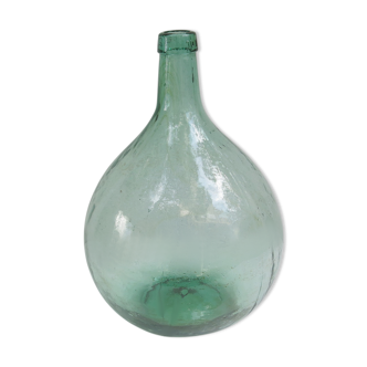 Vintage glass demijohn