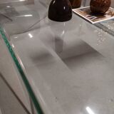 Origami molded glass coffee table