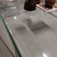 Origami molded glass coffee table