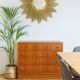 Scandinavian teak chest of drawers from the 60s