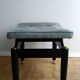 Tabouret velours bleu E Gomme G Plan 1950/60