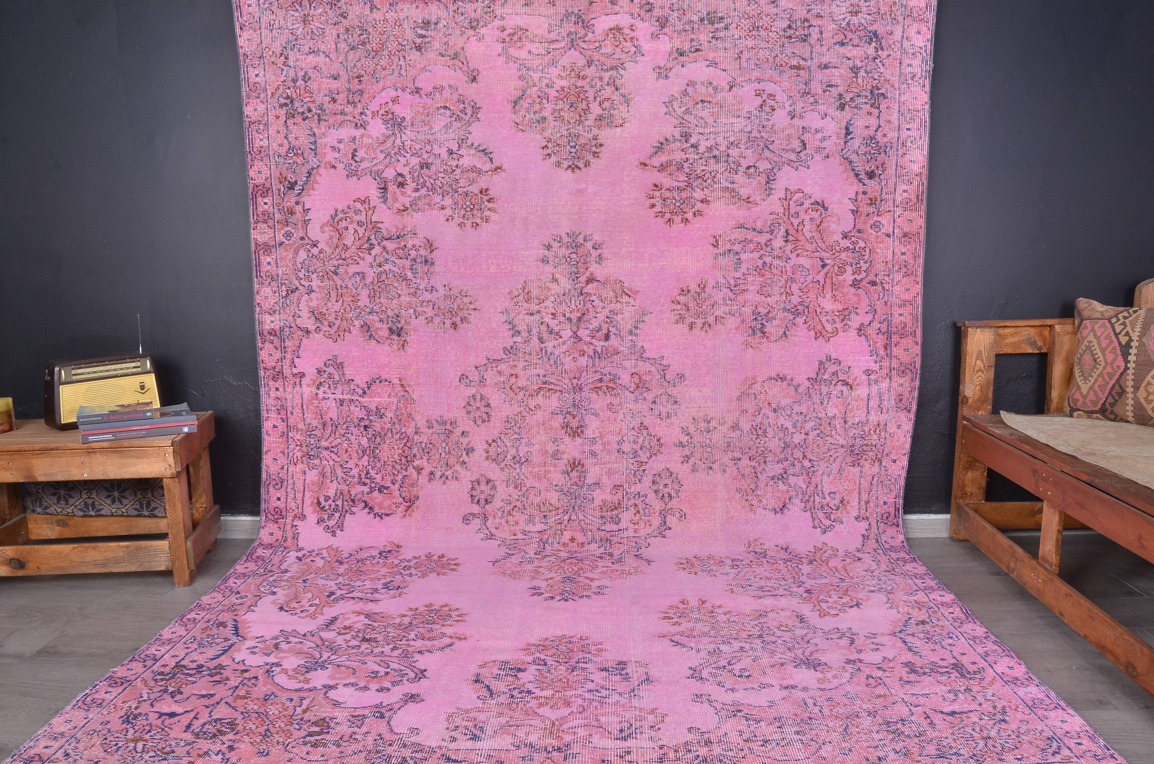 PinK Ethnic Pale Pink Rug sku 2352
