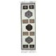 Vintage Turkish Oushak Handmade Wool Runner 100x365