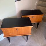 Pair of 1950s bedside tables