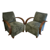 Paire de fauteuils art déco des années 1930