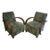 Pair of art deco armchairs from the 1930