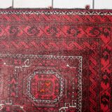 Tapis couloir baloutche afghan vintage 107 x 211 cm - tribal répétitif (1C1196)