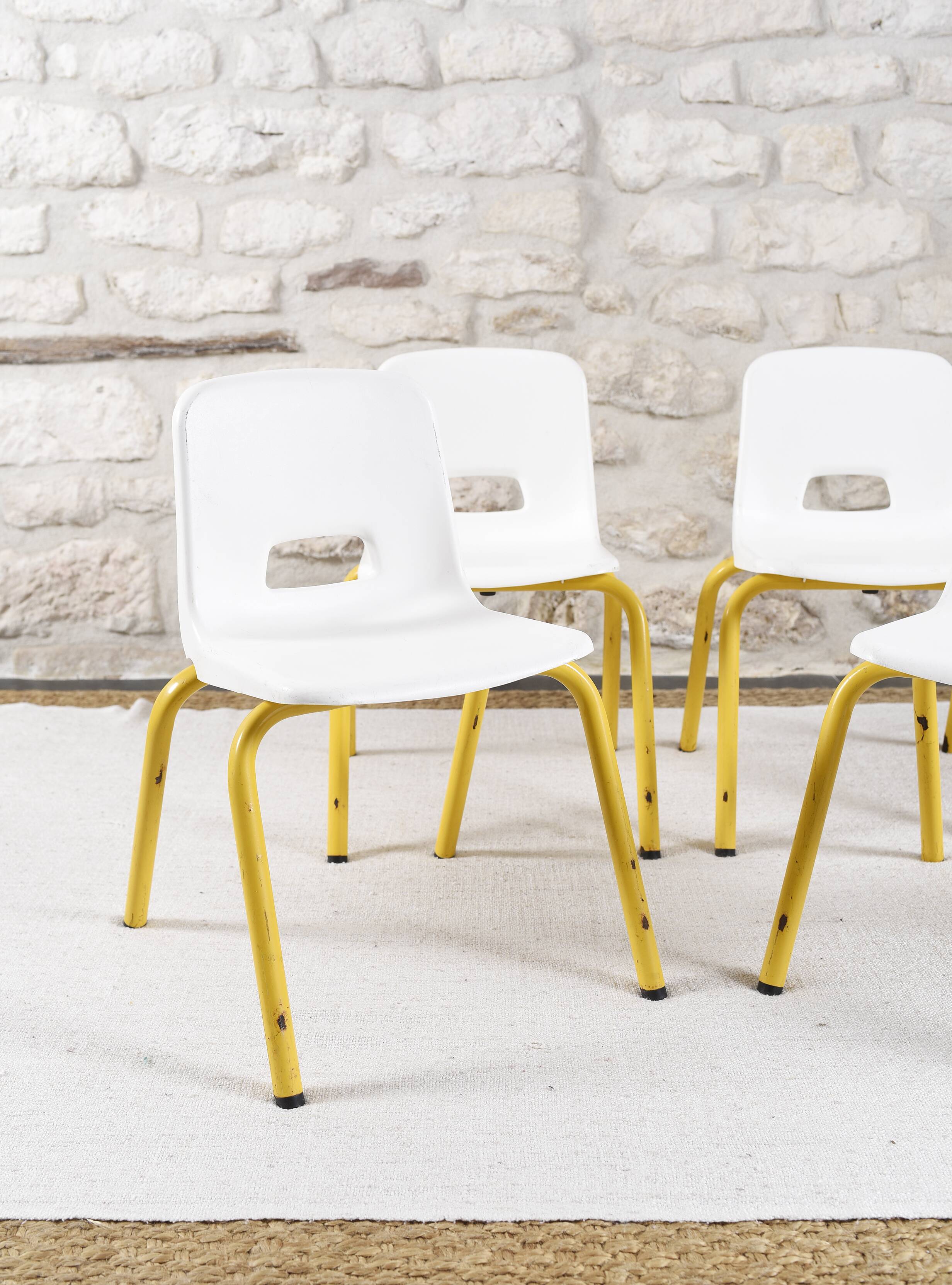 4 PROINCO nursery school chairs from the 70s