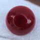Vintage red glass vase