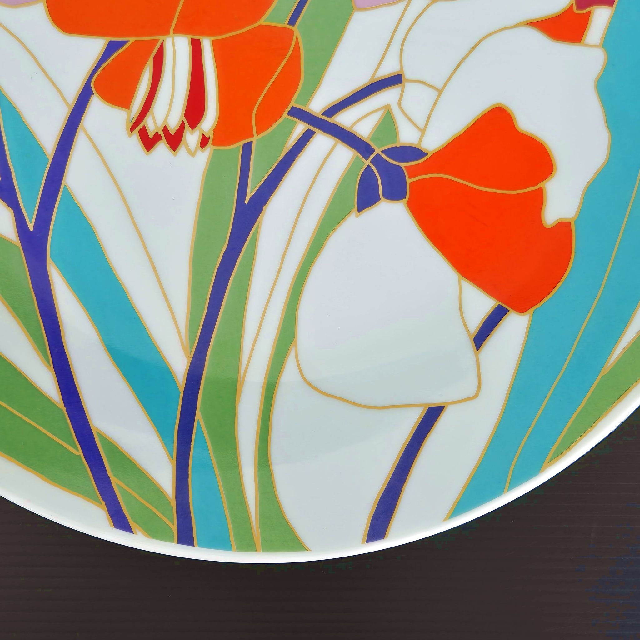 Plat ou grande assiette décorative Rosenthal Studio-Linie 1970