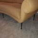 Midcentury italian large curved sofa, 1950s