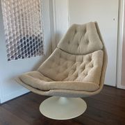 Fauteuil Lounge Artifort modèle F588 par Geoffrey Harcourt, années 1960