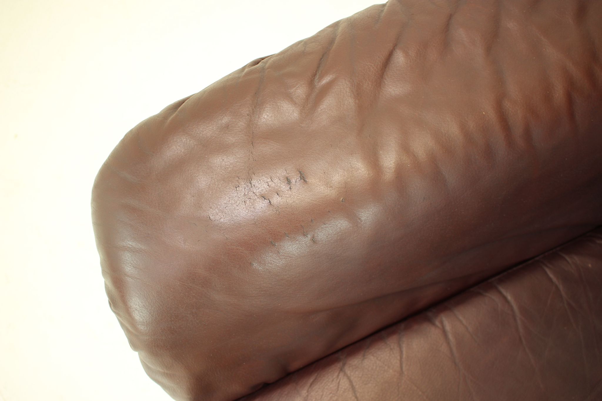 Fauteuil en cuir réglable scandinave par Peem, années 1970, finlande