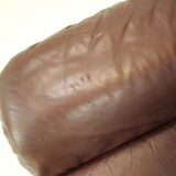 Large scandinavian adjustable leather armchair by peem, 1970s, finland