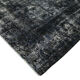 Hand-knotted oriental overdyed 312 cm x 356 cm black wool carpet