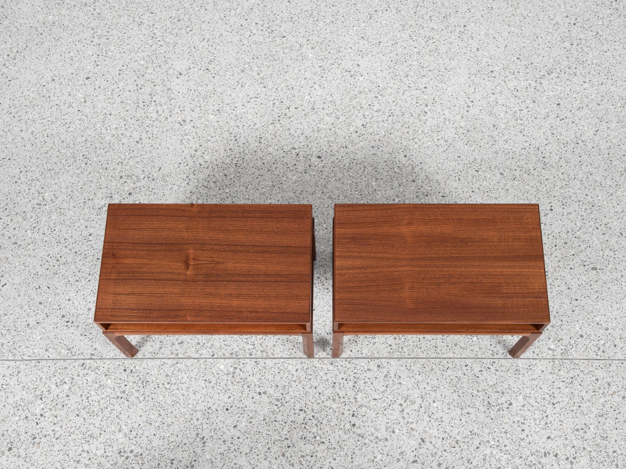 Midcentury pair of night stands by Kai Kristiansen for Aksel Kjersgaard 60s