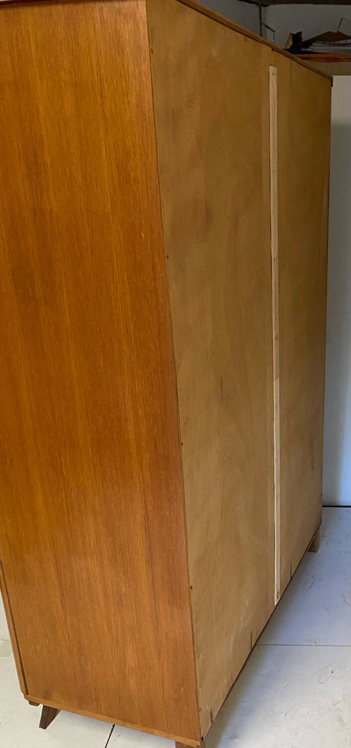 Vintage wardrobe with compass feet