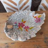 Vintage Vallauris style empty pocket fruit bowl