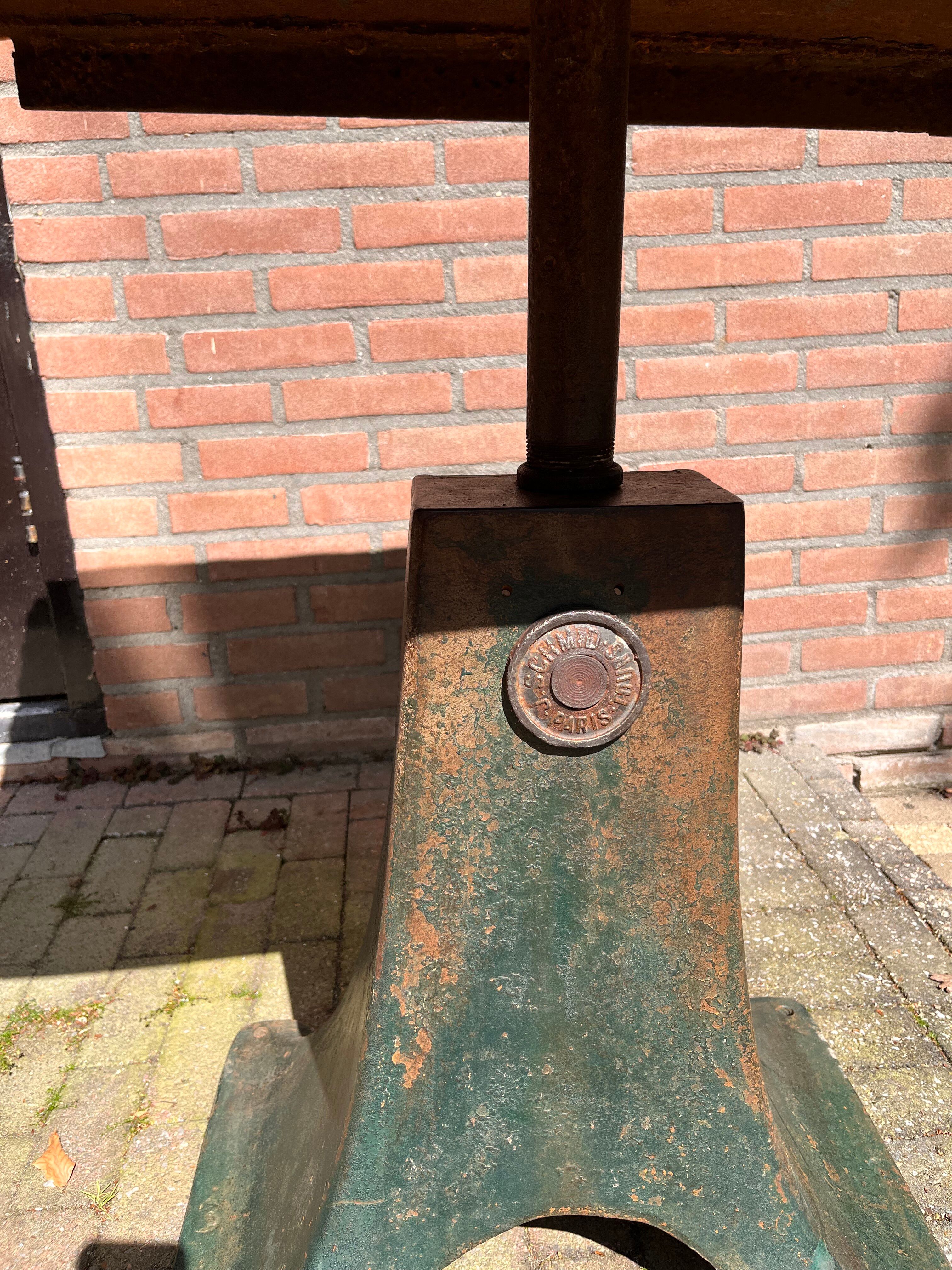 Table industrielle J. Schmid Tours Paris