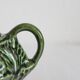 Vintage slipware cabbage-shaped sugar bowl