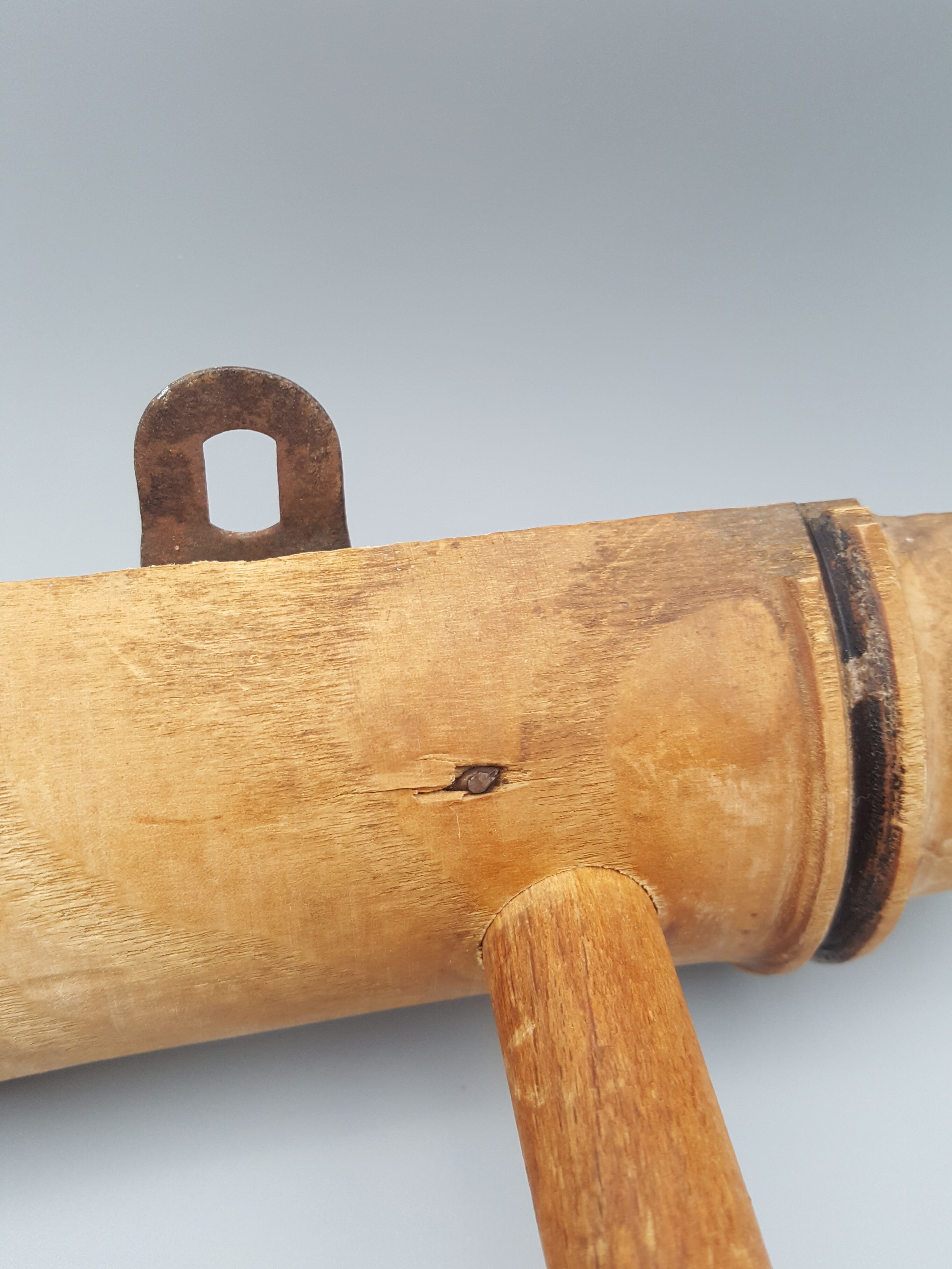 Bamboo-style imitation wooden coat rack