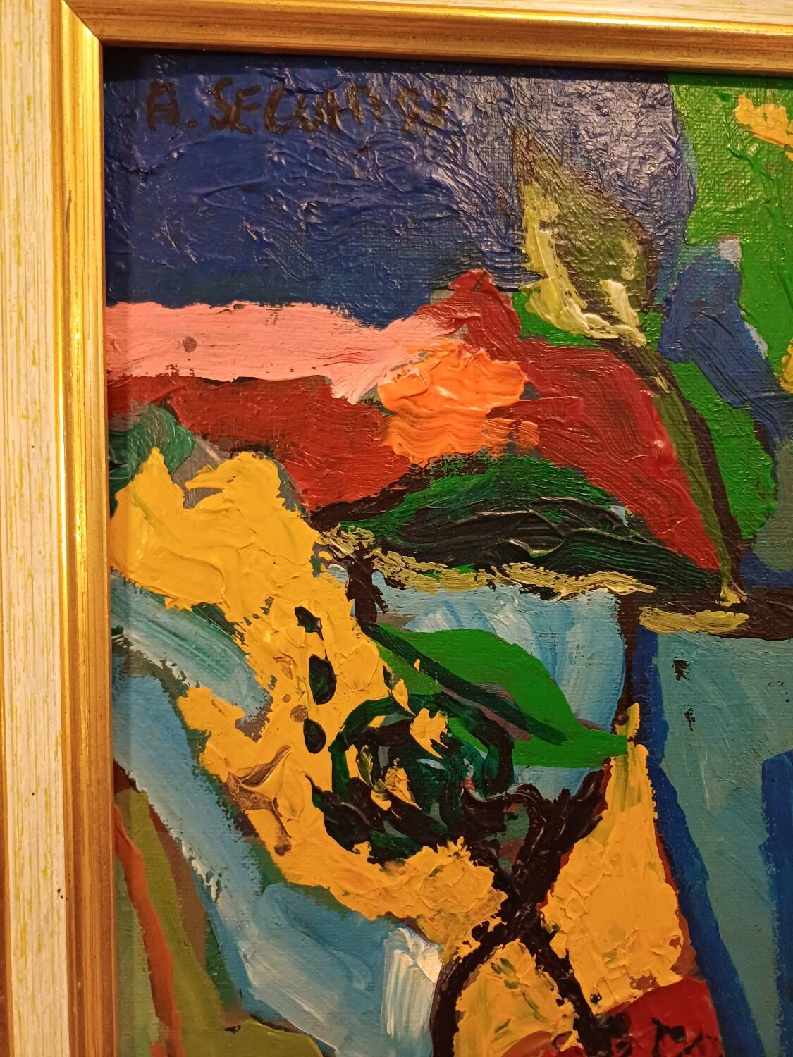 Adrien Seguin 1926-2005 Still life signed dated 1992