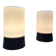 2x lampe de plafond vintage – bakélite et opaline