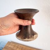 Vintage Rakkerhuset Candlestick Holder, Danish Ceramics, 1970s Pottery