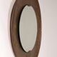 Sculptural hammered copper mirror attributed to Angelo Bragalini