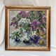 Tableau Huile sur toile signé dimension : hauteur -74cm- Longueur -75cm-