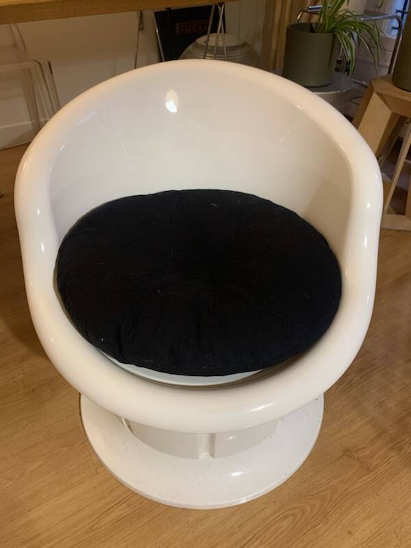 A pair of vintage Ikea armchairs designed by Knut and Marianne Hagberg