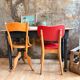 Distressed farmhouse table