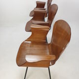 Mid Century Italian 3-seat Bench by Carlo Ratti, 50's
