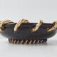 Vintage 1960s braided fruit bowl