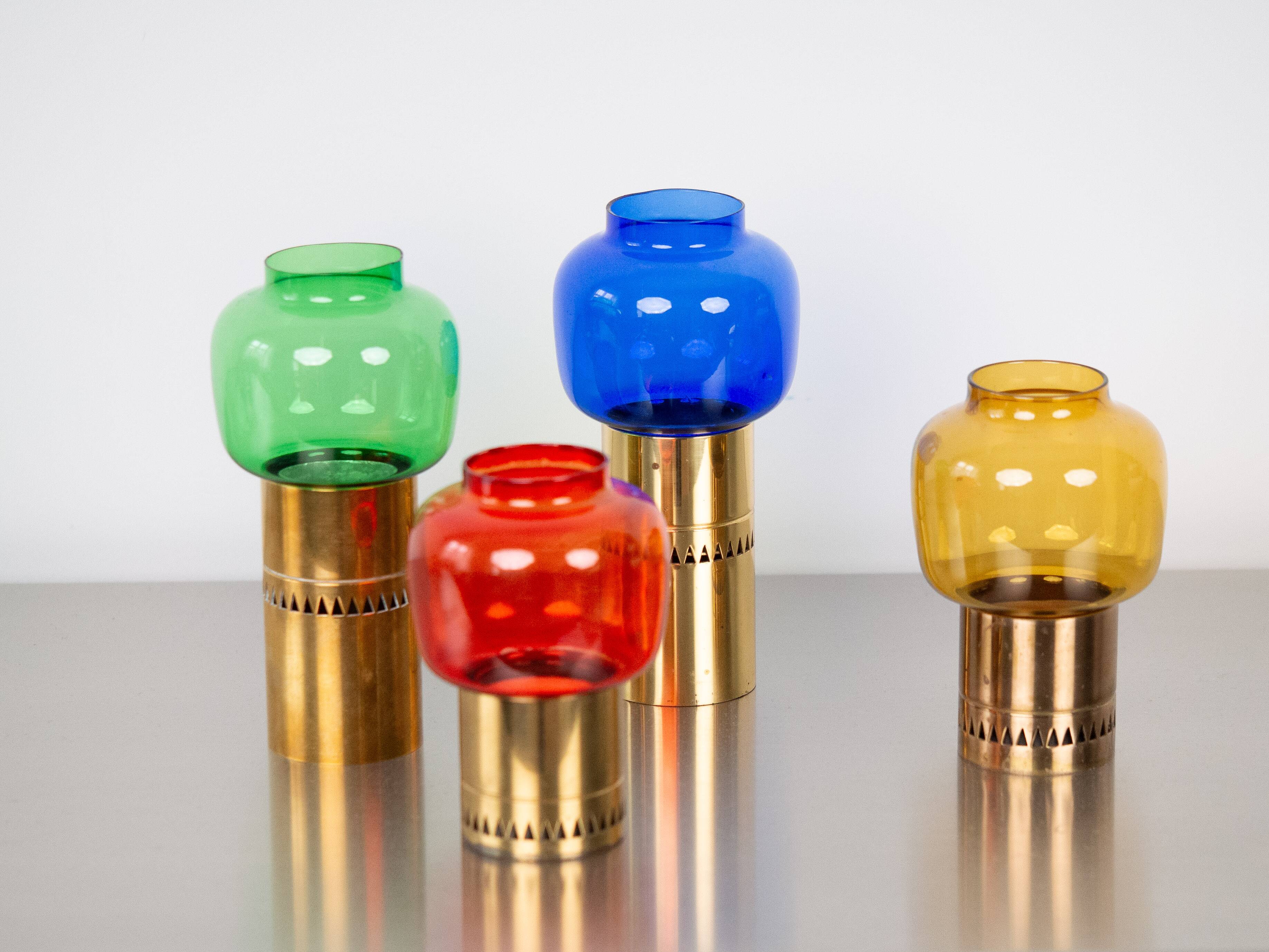 Very rare set of 4 vintage Lotta candleholders by Hans-Agne Jakobsson