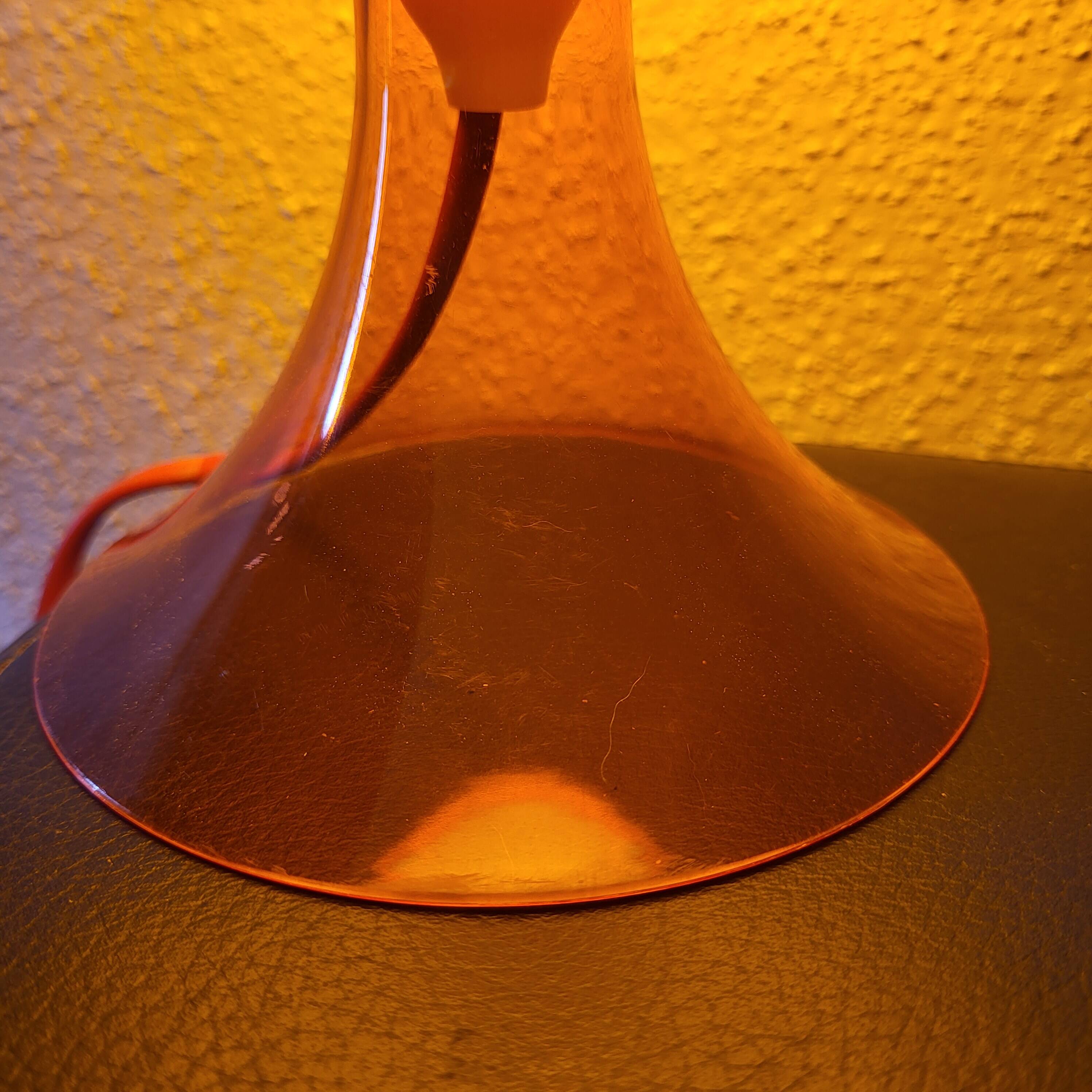 Lampe Lampan orange pop ikea vintage